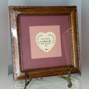 Home is Where the Heart Is Framed Art